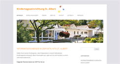 Desktop Screenshot of kiga-st-albert.de